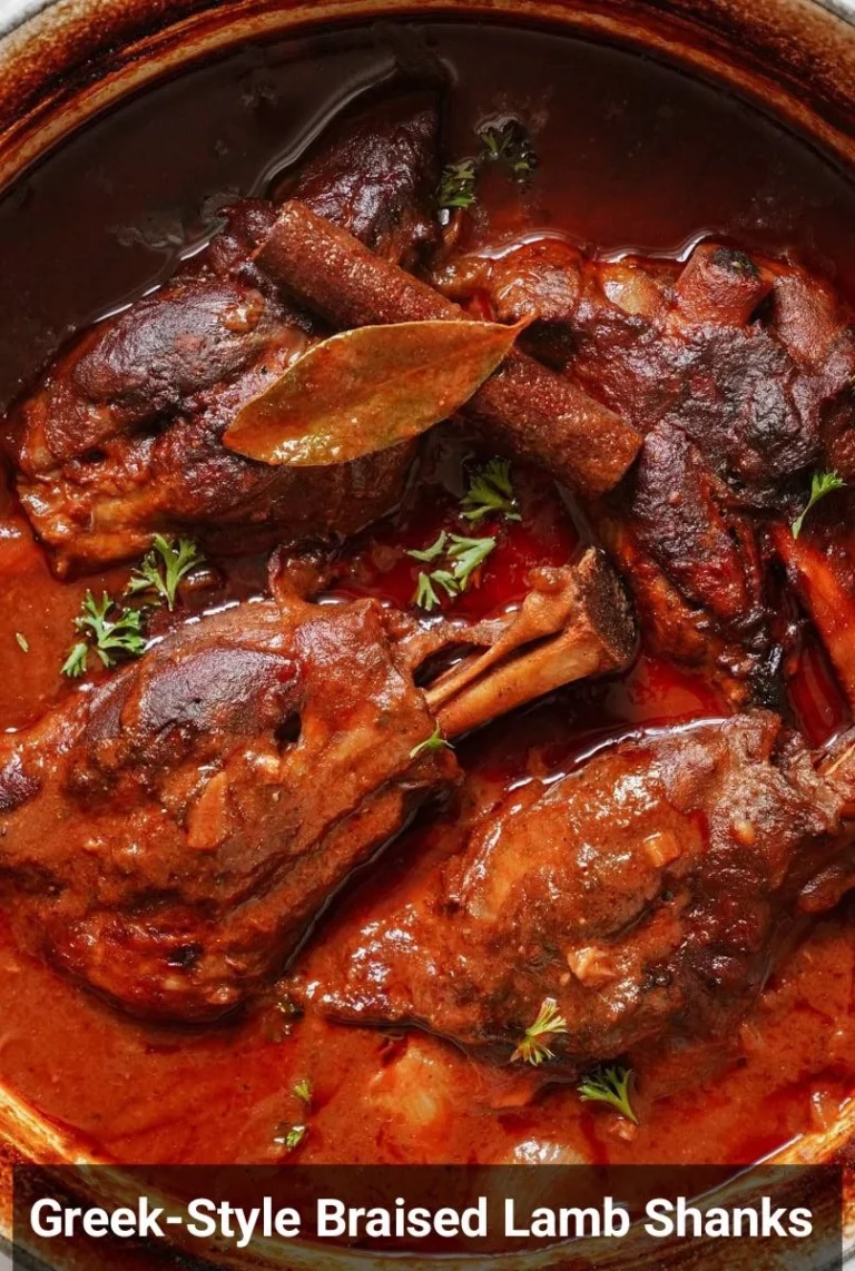 Greek-Style Braised Lamb Shanks