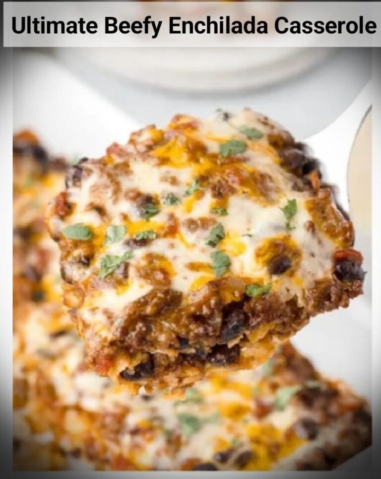 Ultimate Beefy Enchilada Casserole