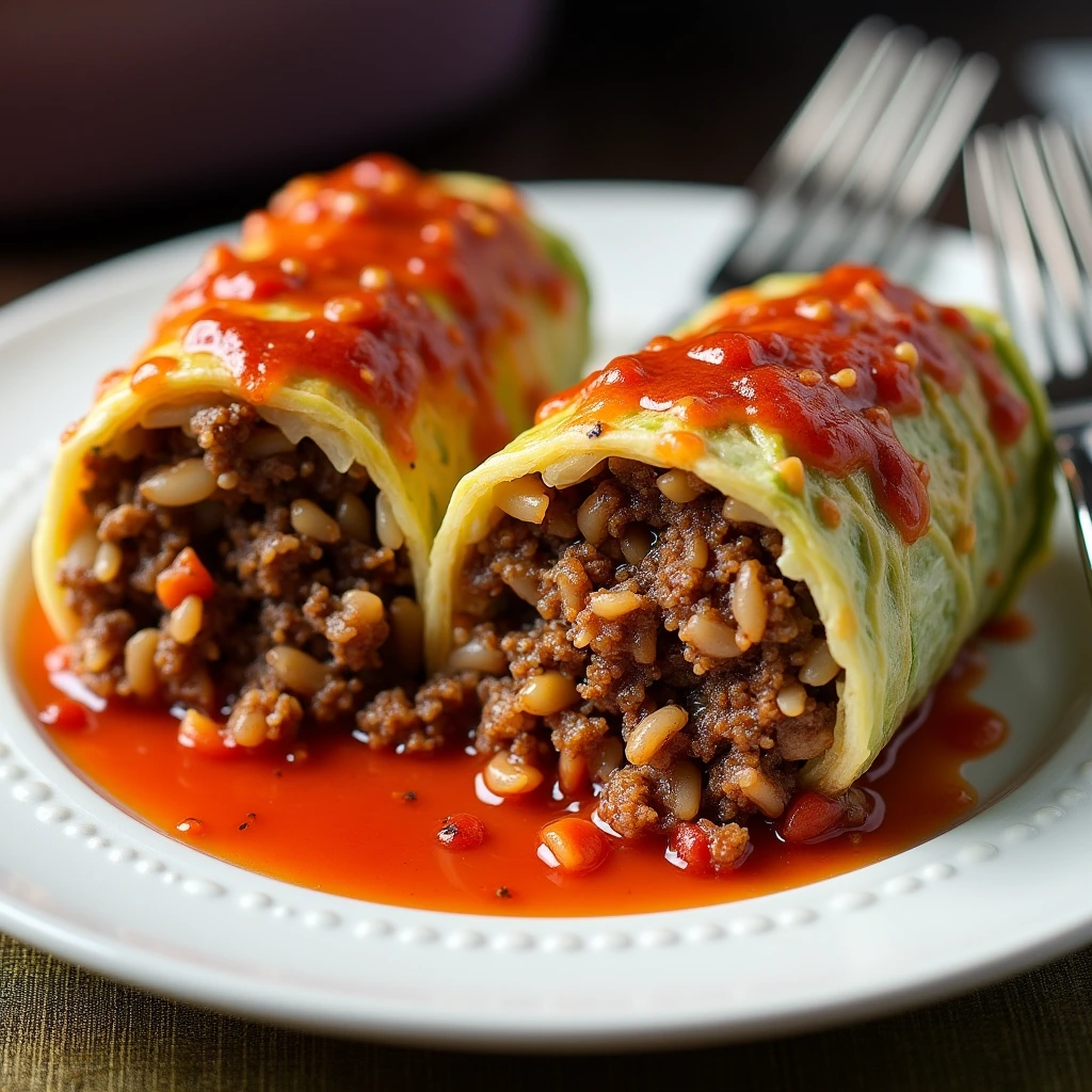 Stuffed cabbage rolls
