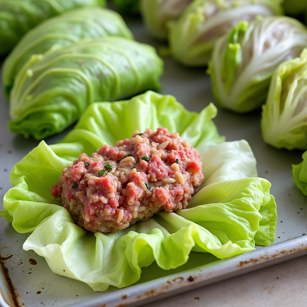 Stuffed cabbage rolls