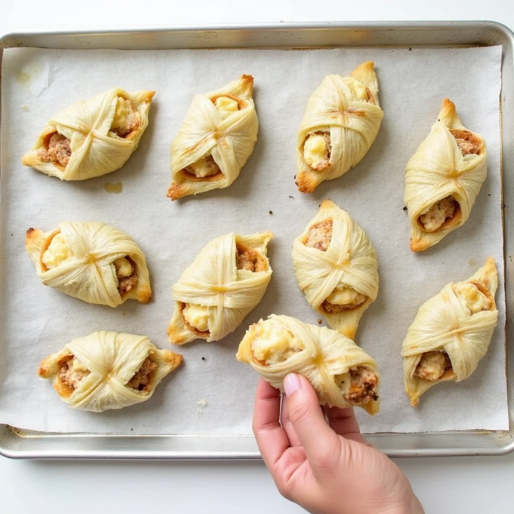 rack Chicken Pastry Puffs