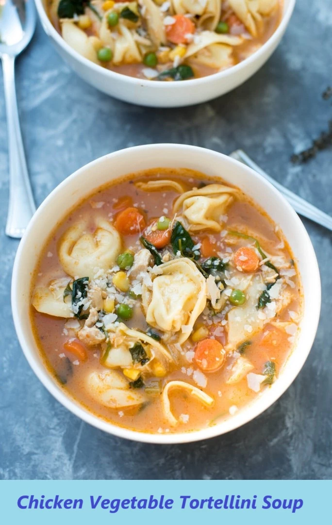 Chicken Vegetable Tortellini Soup