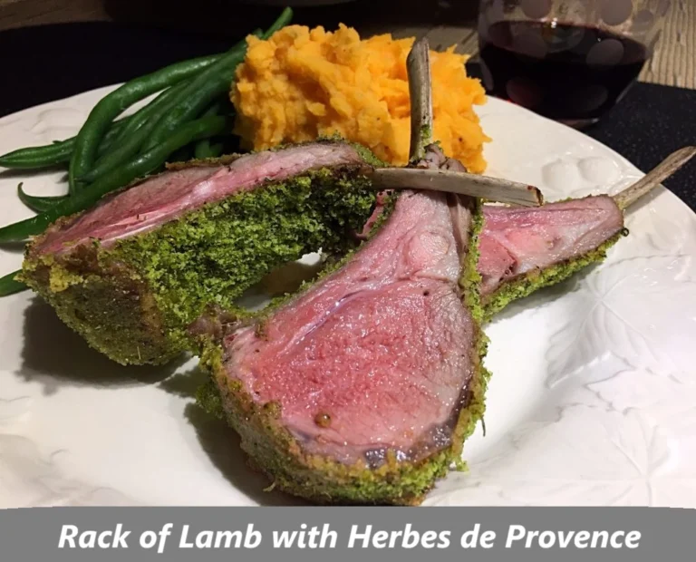 Rack of Lamb with Herbes de Provence