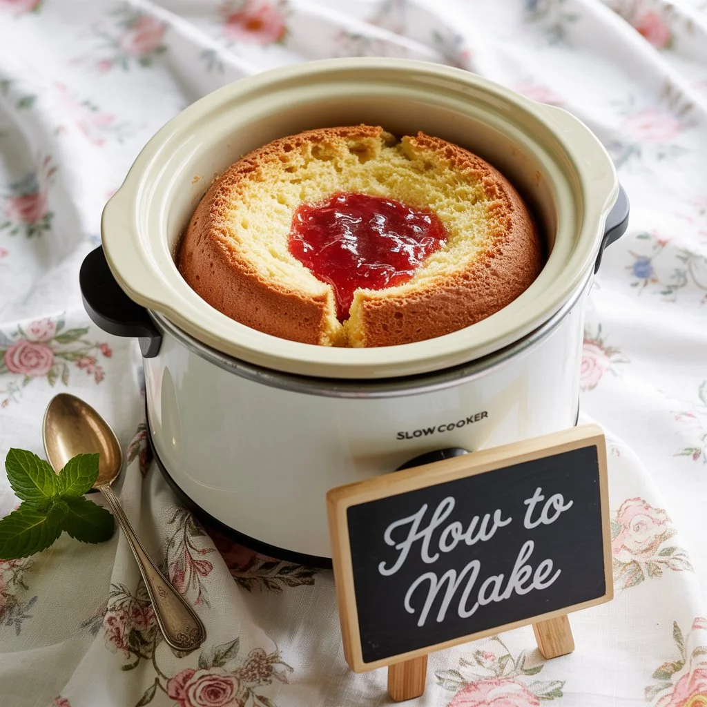 Jam Sponge Pudding