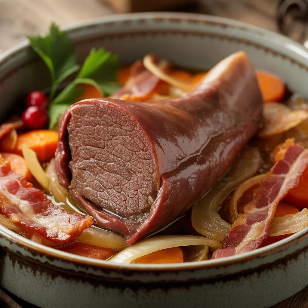 Braised Beef Tongue