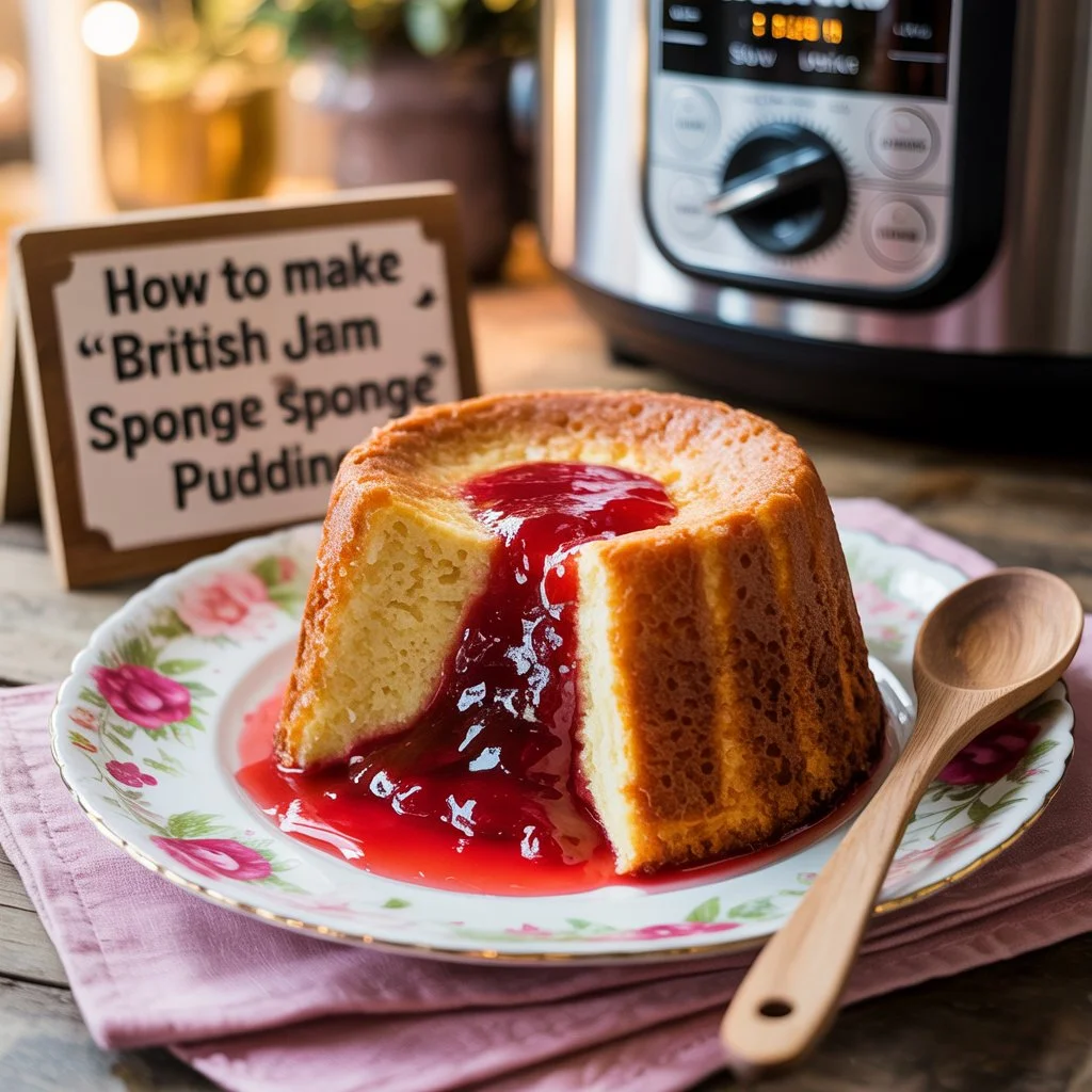 Jam Sponge Pudding