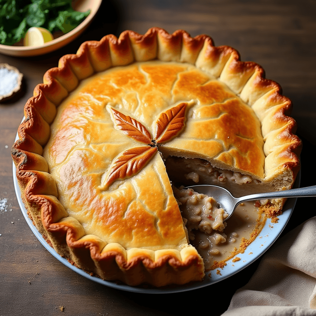 Chicken and Meat Pie