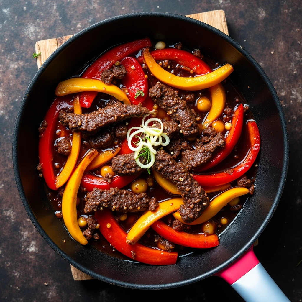 Beef Stir Fry In A Asian Sauce