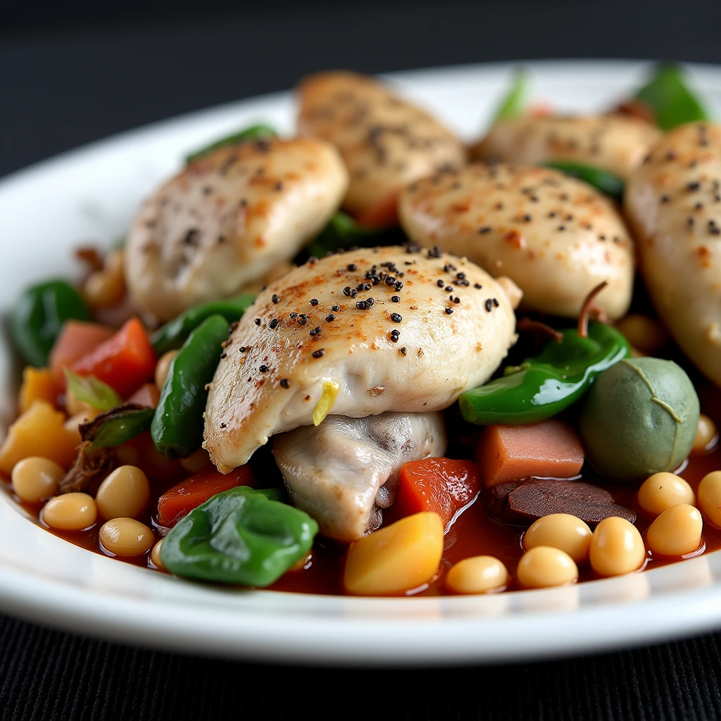 chicken with basil