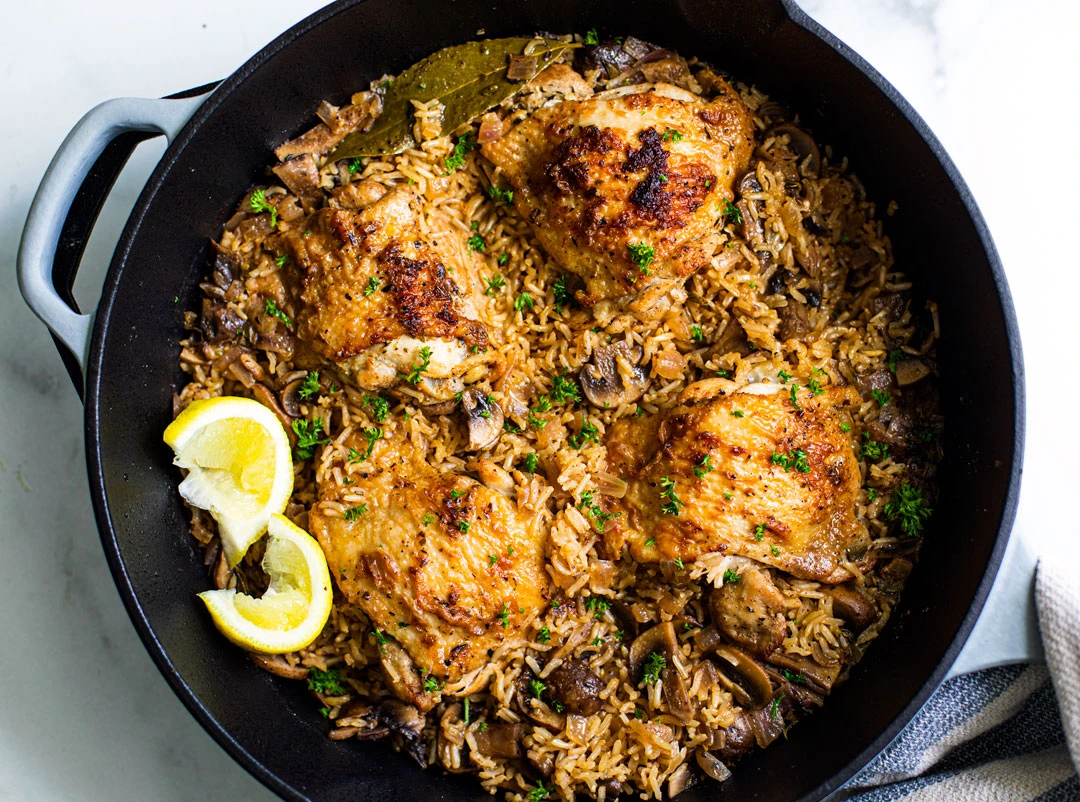 Chicken and Garlic Rice