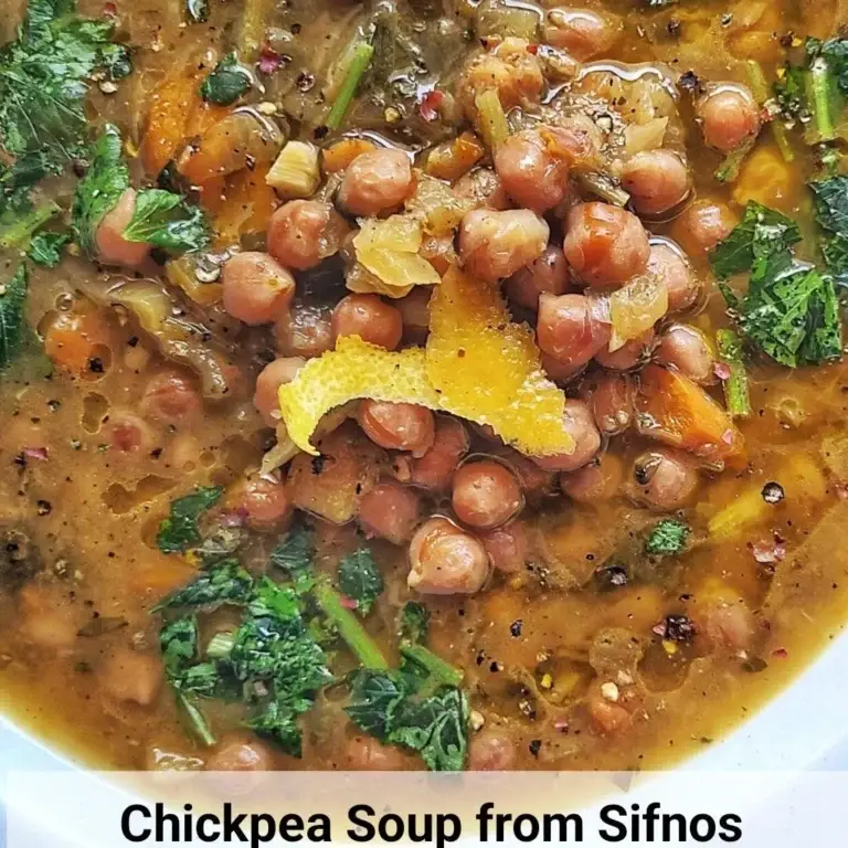Chickpea Soup from Sifnos