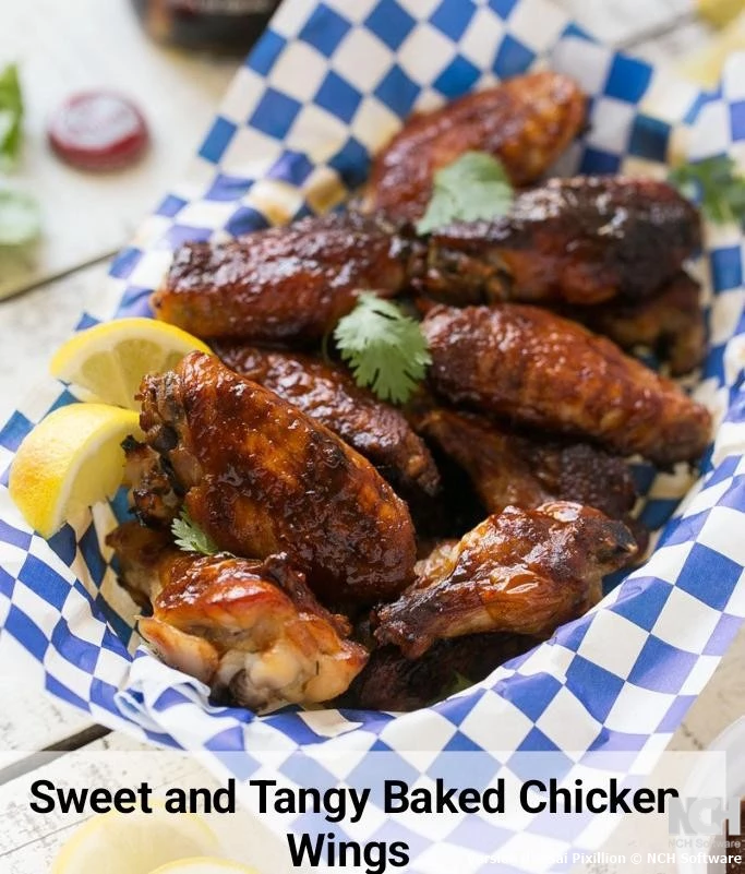 Sweet and Tangy Baked Chicken Wings Recipe
