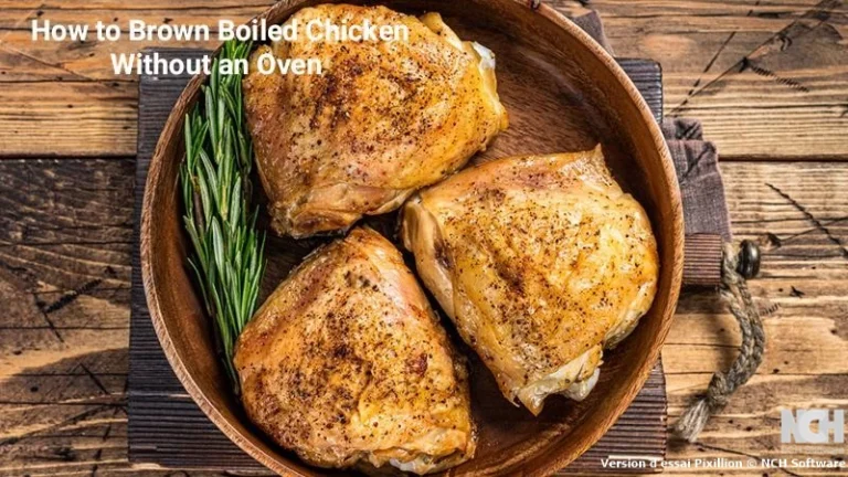 How to Brown Boiled Chicken Without an Oven