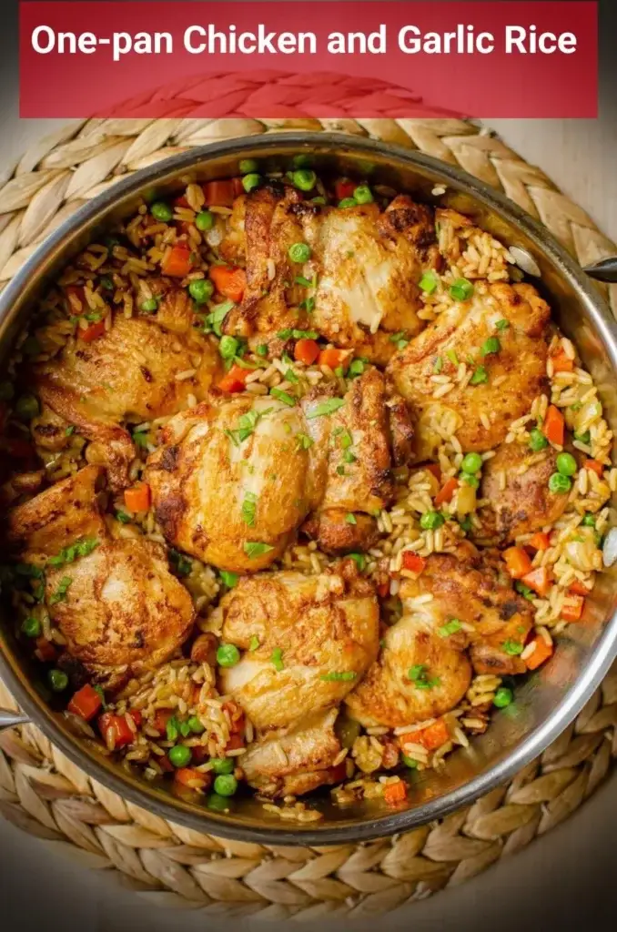 One-pan Chicken and Garlic Rice