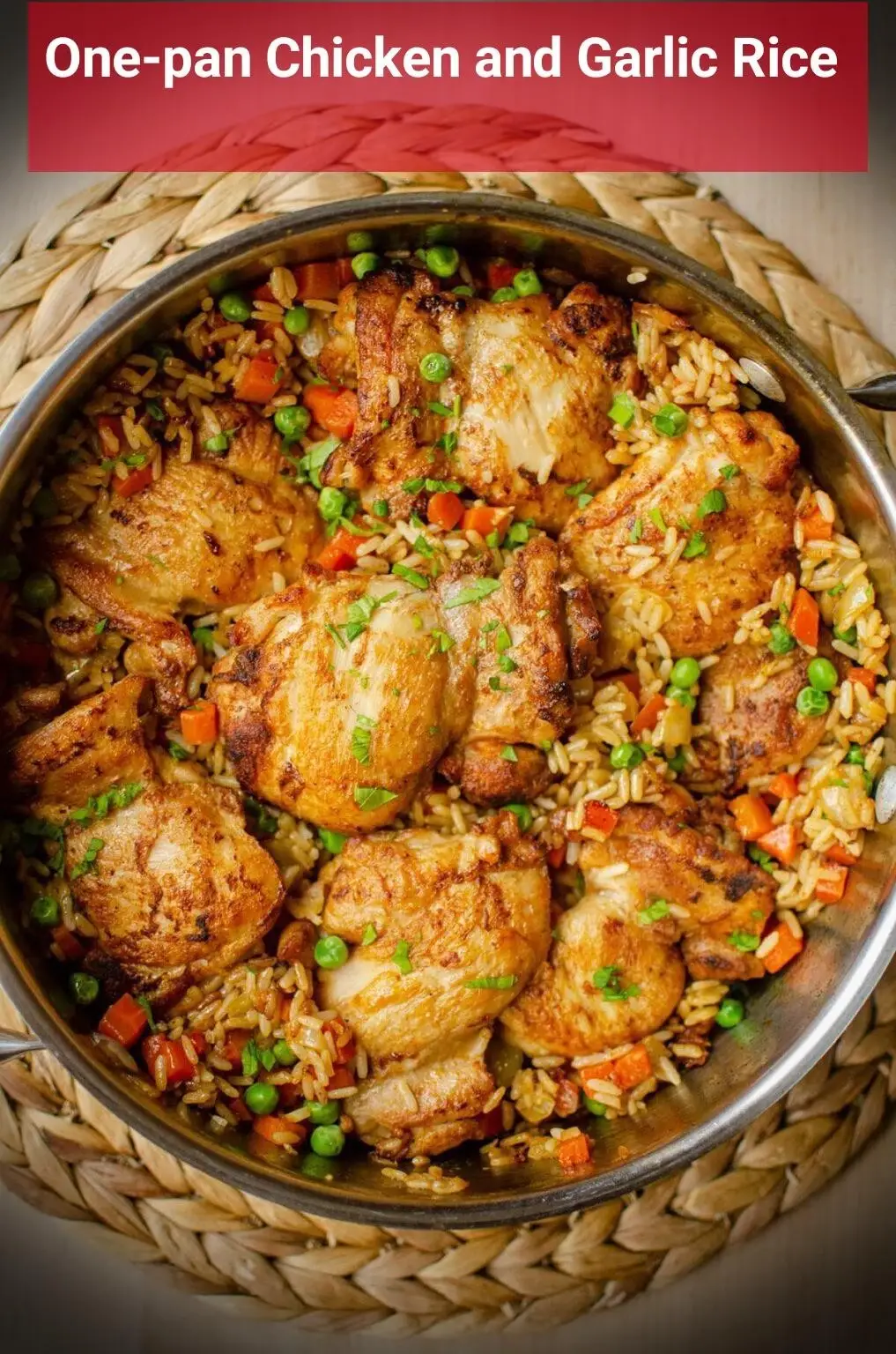 One-pan Chicken and Garlic Rice