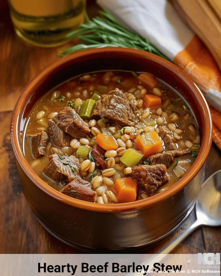 Hearty Beef Barley Stew