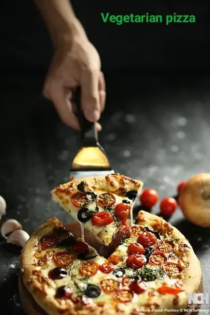 Vegetarian pizza