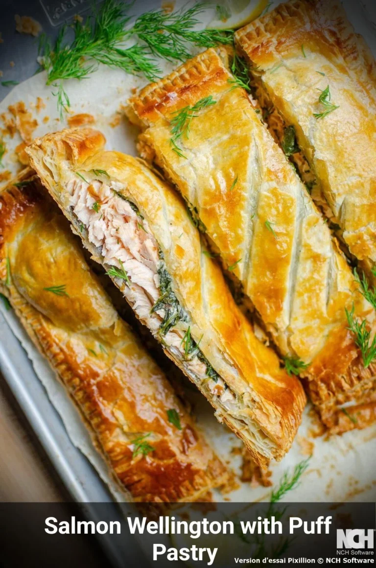 Salmon Wellington with Puff Pastr