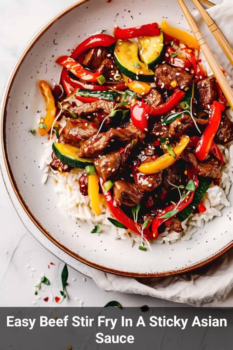 Easy Beef Stir Fry In A Sticky