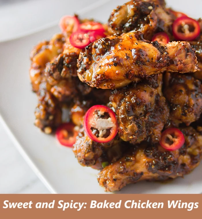 Sweet and Spicy: Baked Chicken Wings