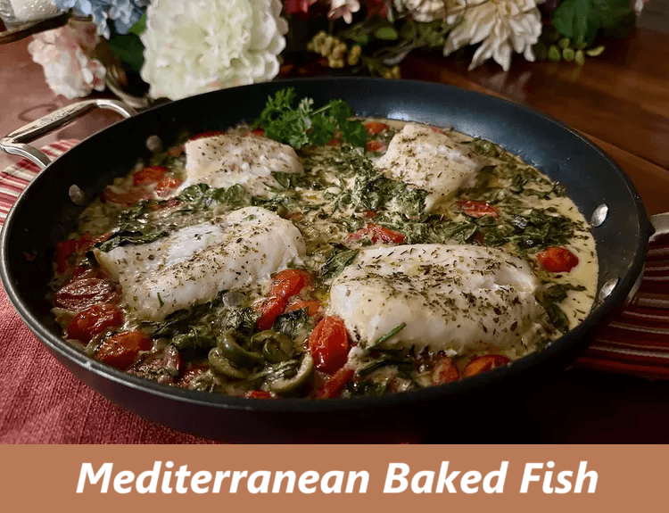 Mediterranean Baked Fish Recipe