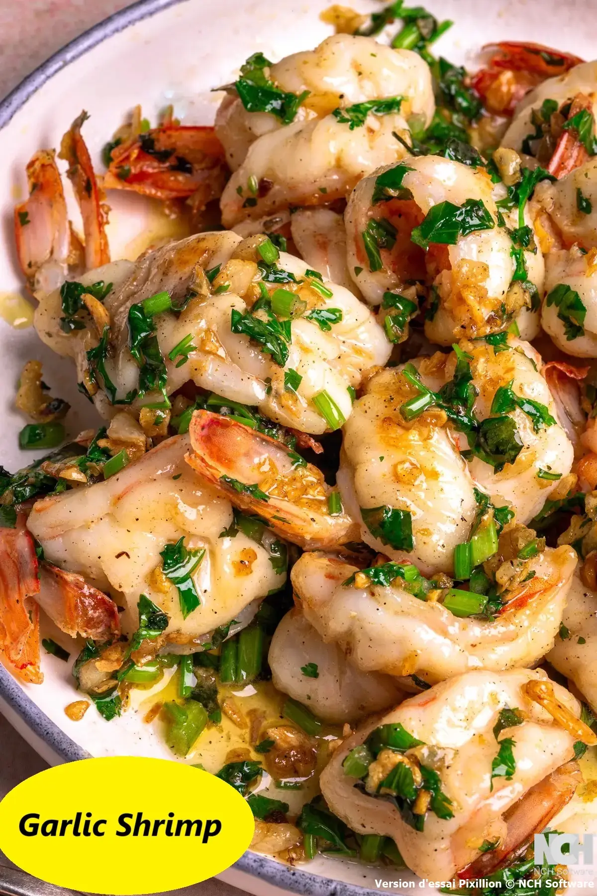 Prawns with garlic