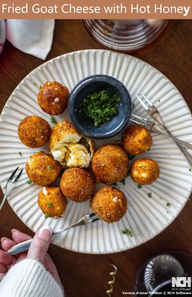 Hot Honey Goat Cheese Bites