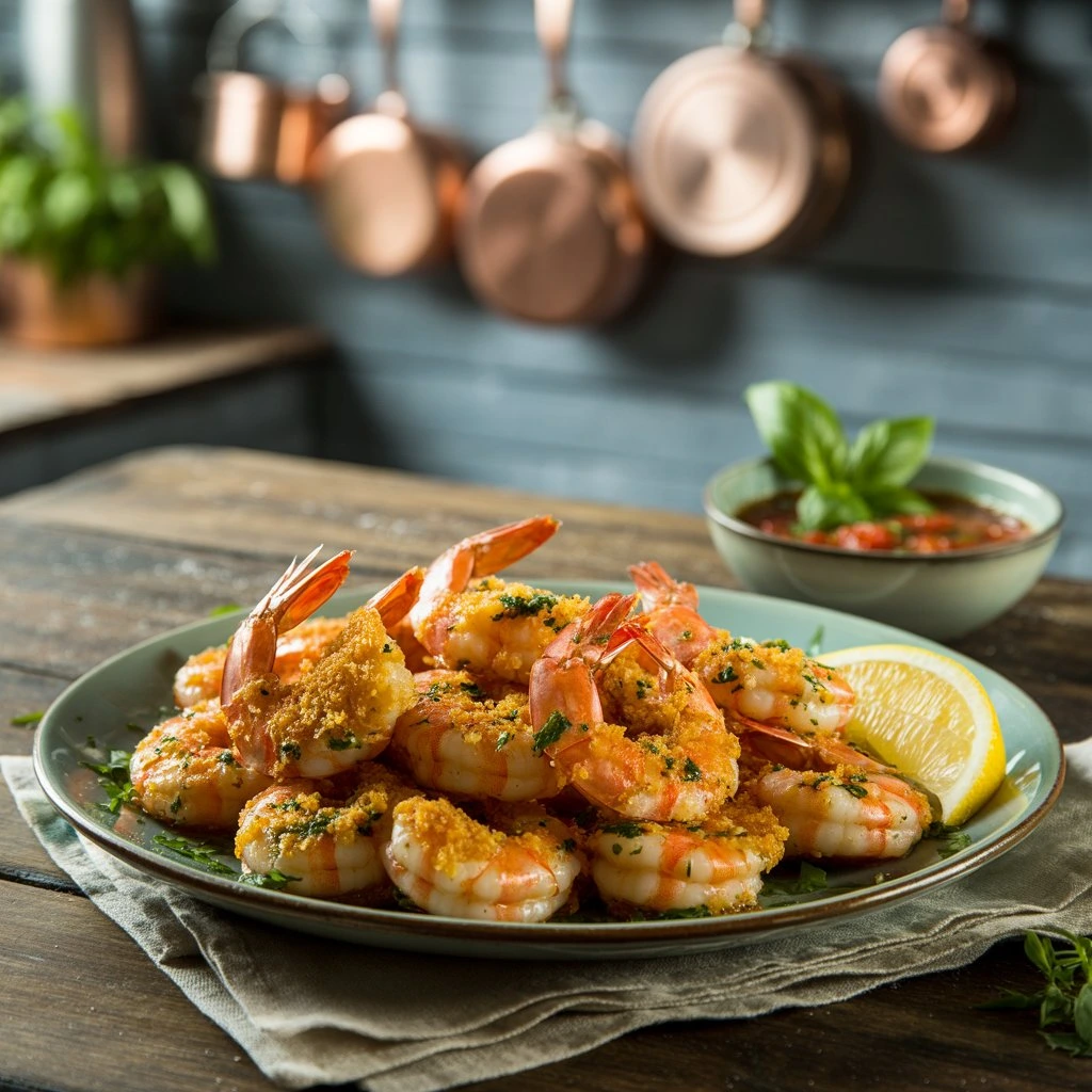 Shrimp Oreganata