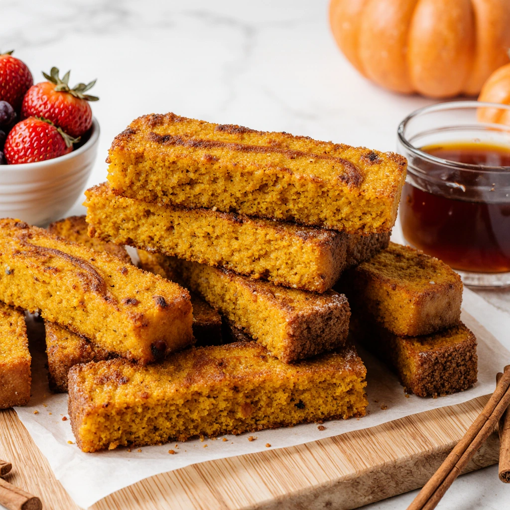 Pumpkin Toast Sticks