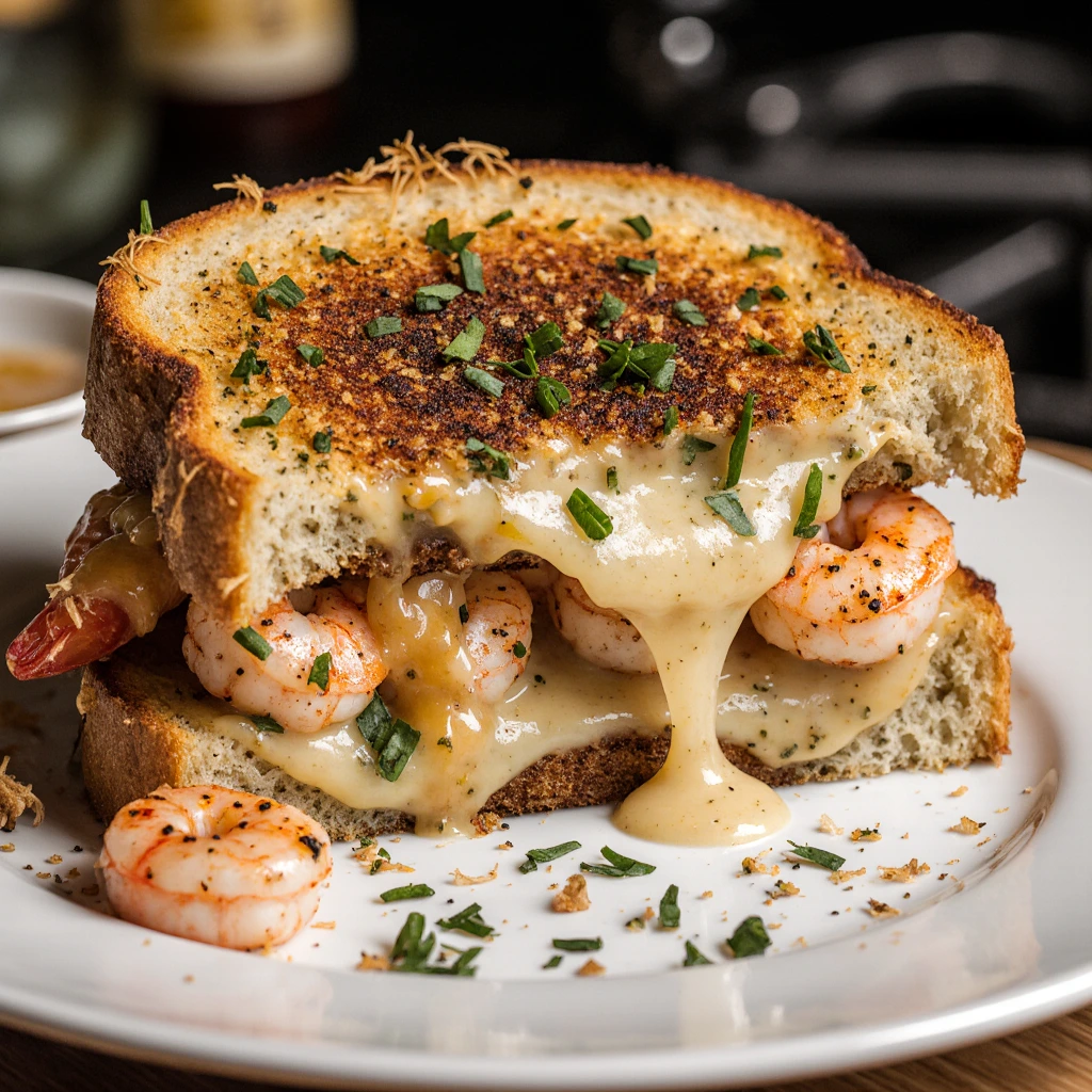 Grilled Cheese with Shrimp