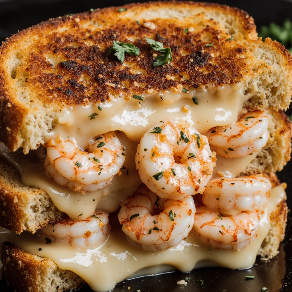 Grilled Cheese with Shrimp