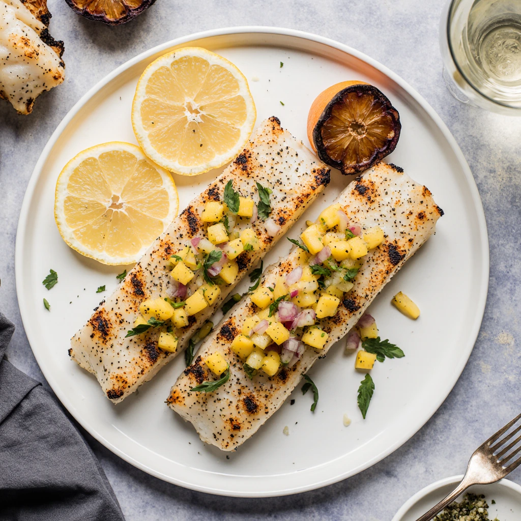 Grilled Halibut