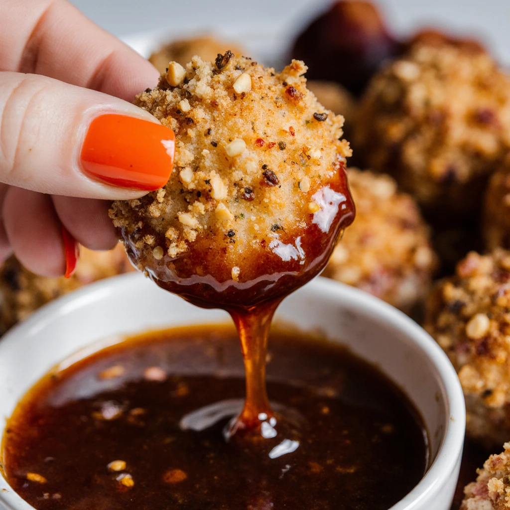 Hot Honey Goat Cheese Bites