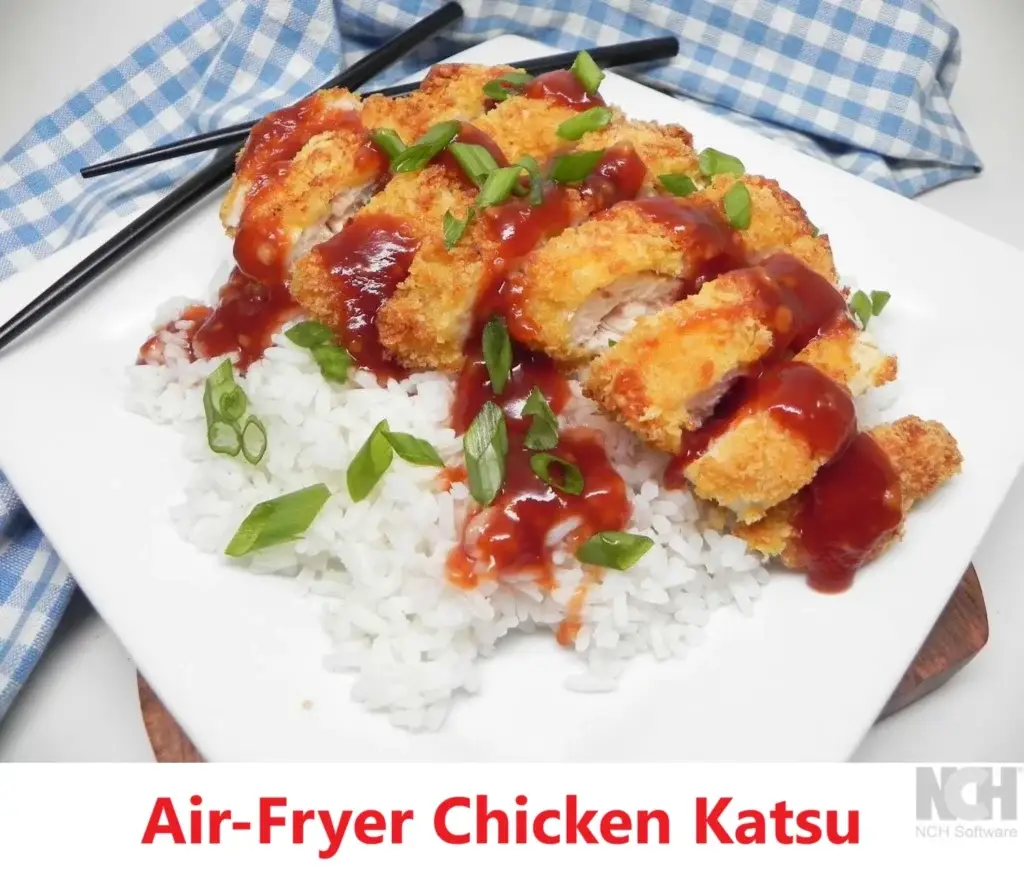 Air fryer chicken katsu