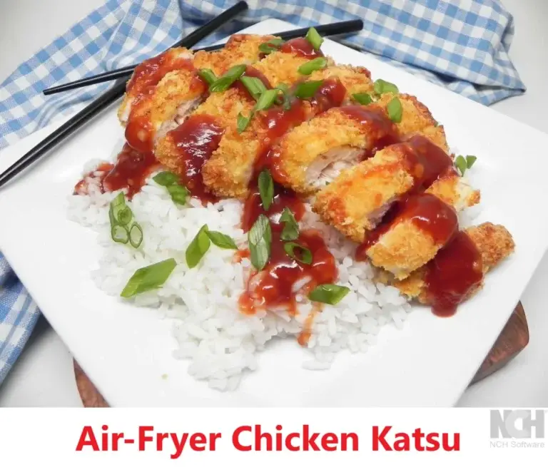 Air fryer chicken katsu