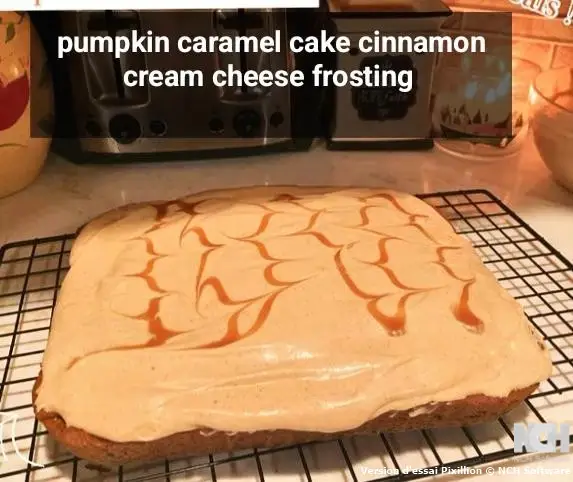 pumpkin caramel cake