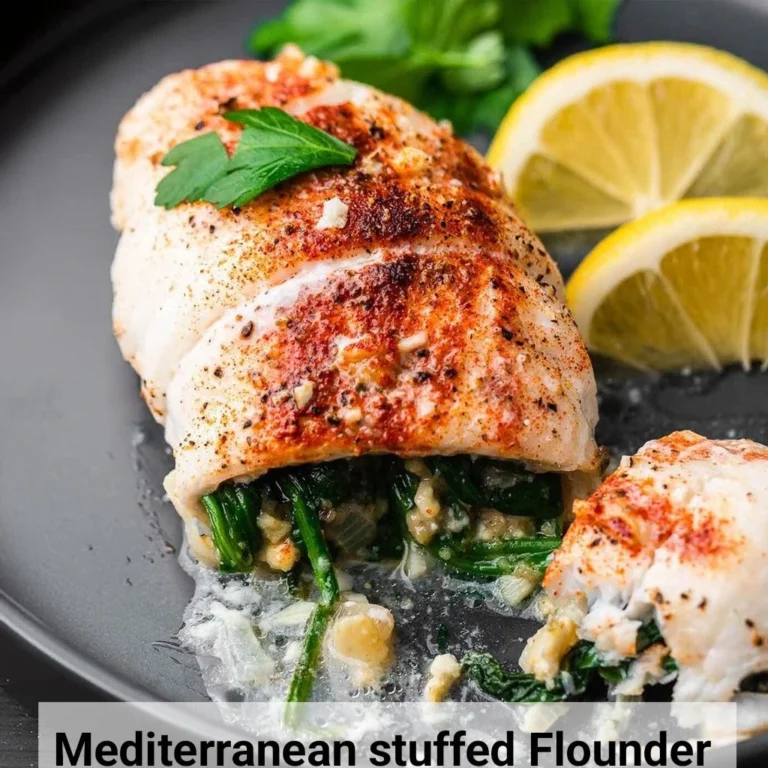 Mediterranean stuffed Flounder