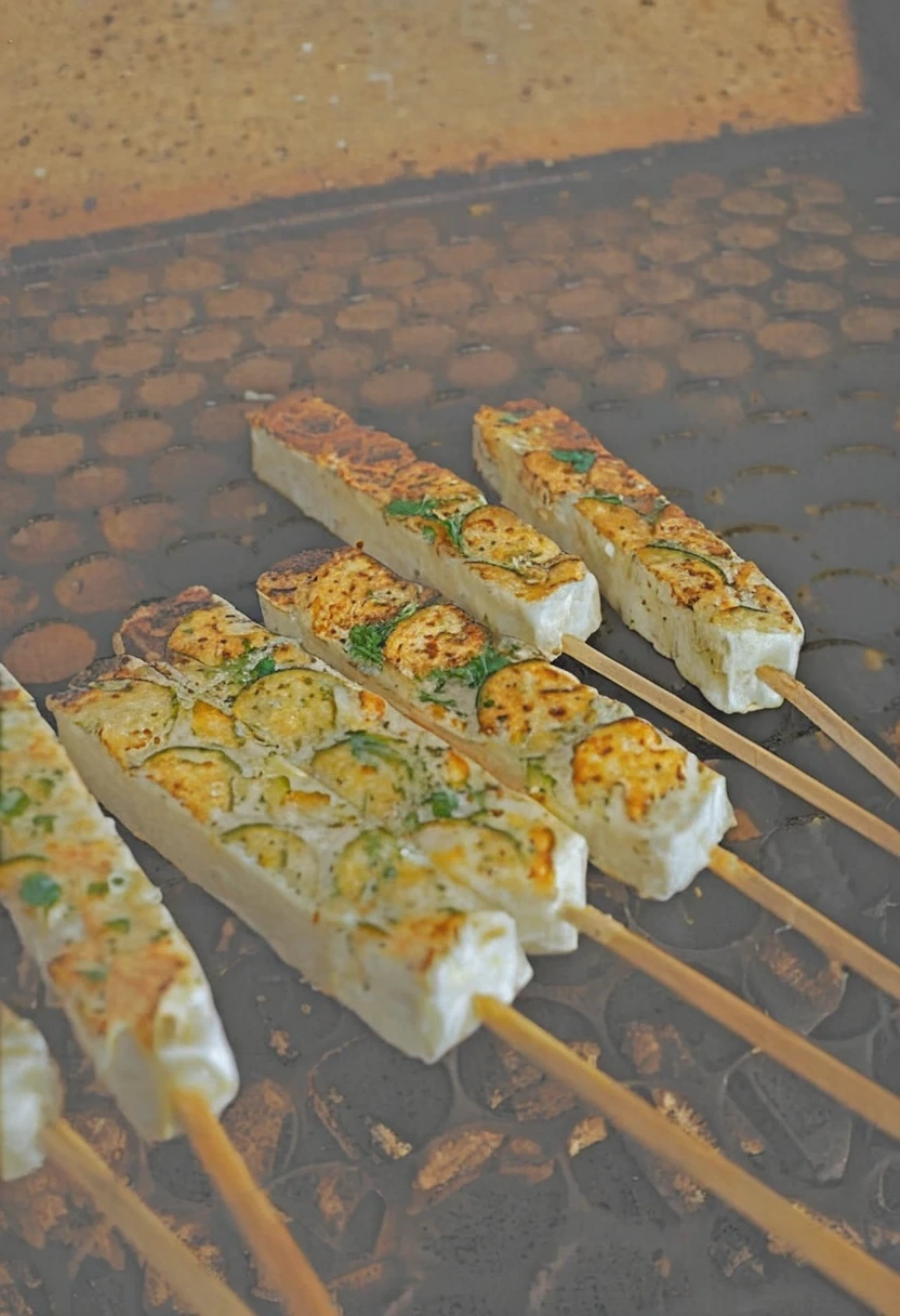 Grilled Queijo Coalho Skewers