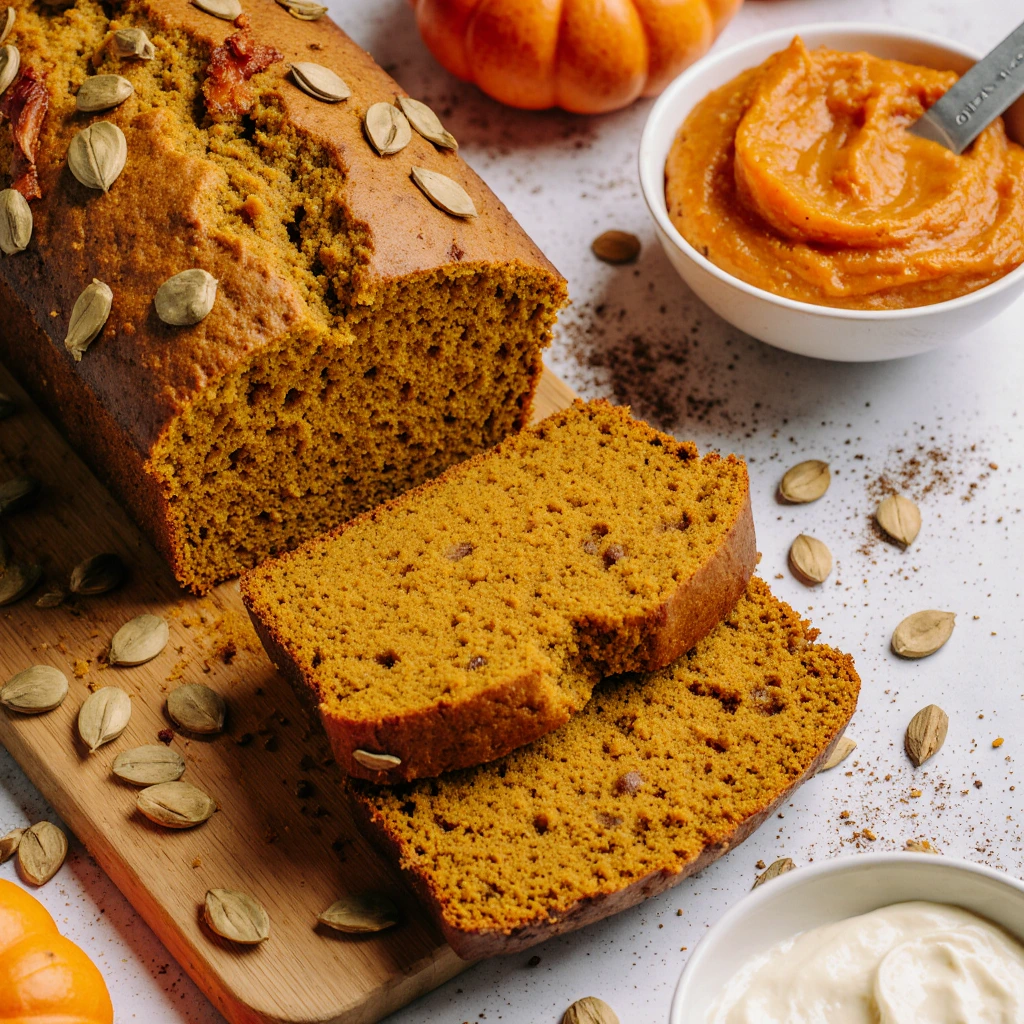 Pumpkin Spice Bread with Ginger
