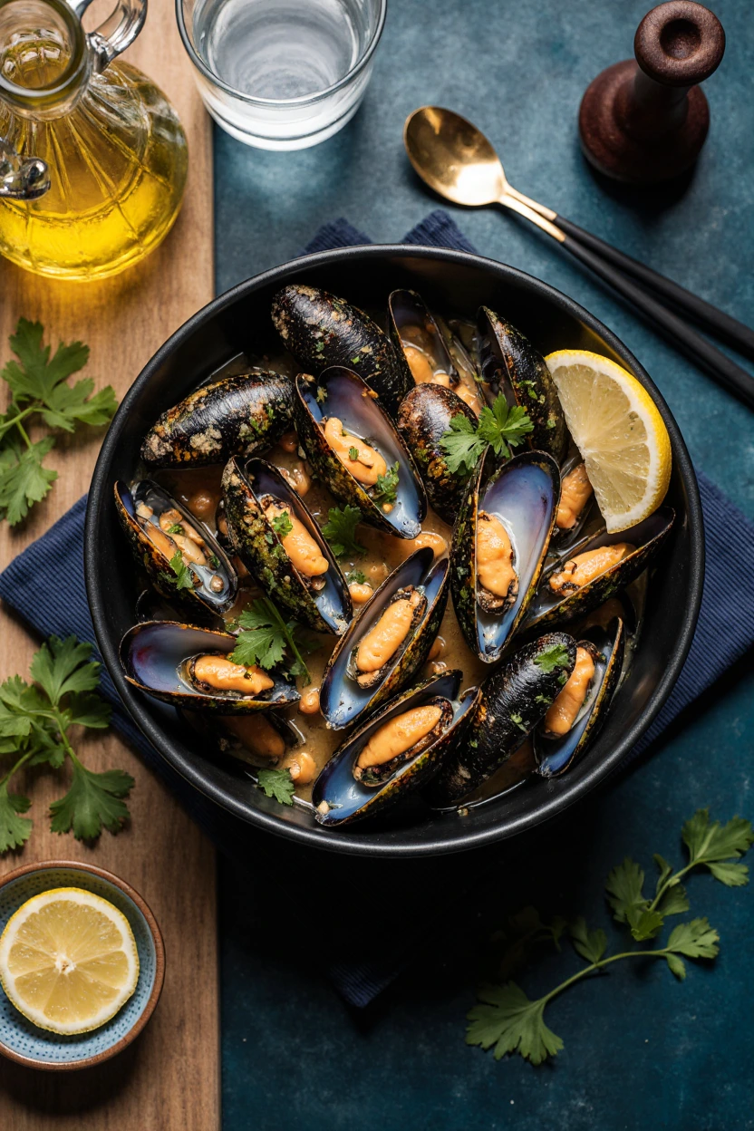 Steamed Mussels