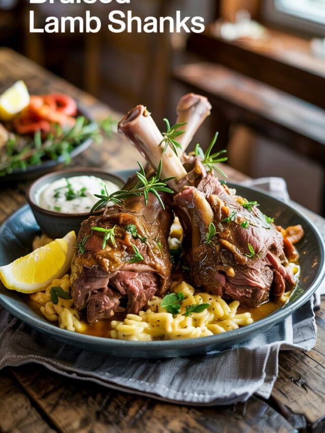Chipotle Vault: Greek-Style Braised Lamb Shanks