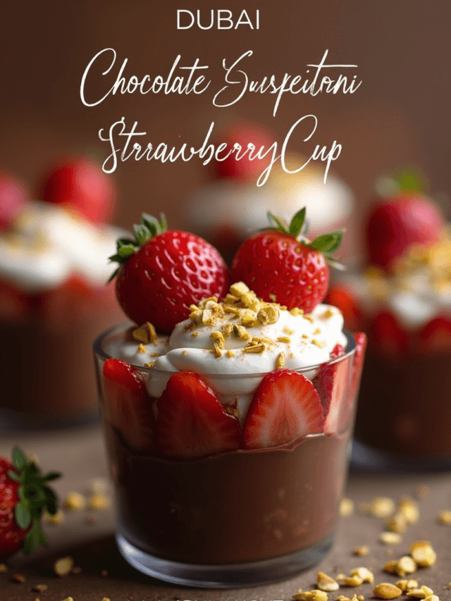 What Makes [dubai chocolate strawberry cup] the Ultimate Dessert Trend of 2025?
